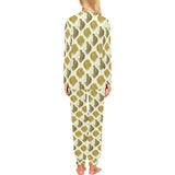 Lion Pattern Print Design 02 Women's All Over Print Pajama Set