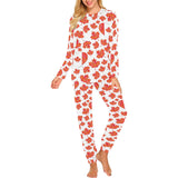 Canada Pattern Print Design 02 Women's All Over Print Pajama Set