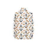 Clown Fish Pattern Print Design 02 Women's Long Sleeve Polo Shirt