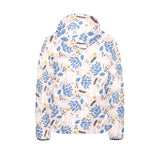 Cute peacock pattern Kids' Boys' Girls' Padded Hooded Jacket