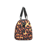 Fire flame dark pattern Travel Bag