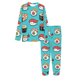 Cute sushi pattern Women's All Over Print Pajama Set
