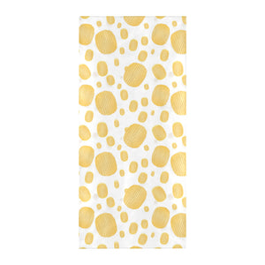 Potato Chips Pattern Print Design 03 Beach Towel
