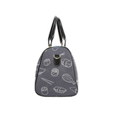 sushi pattern black background Travel Bag