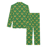 Horseshoes Pattern Print Design 05 Women's Long Pajama Set