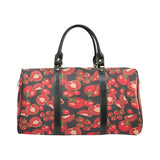 Tomato black background Travel Bag