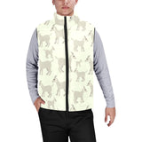 Little young goat pattern Men's Padded Vest
