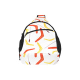 Waterclor boomerang Australian aboriginal ornament All Over Print Chest Bag