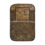 cacao beans tribal polynesian pattern background Car Seat Back Organizer