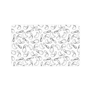 Potato Chips Pattern Print Design 04 Doormat
