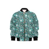 Elephants jungle pattern Kids' Boys' Girls' Bomber Jacket