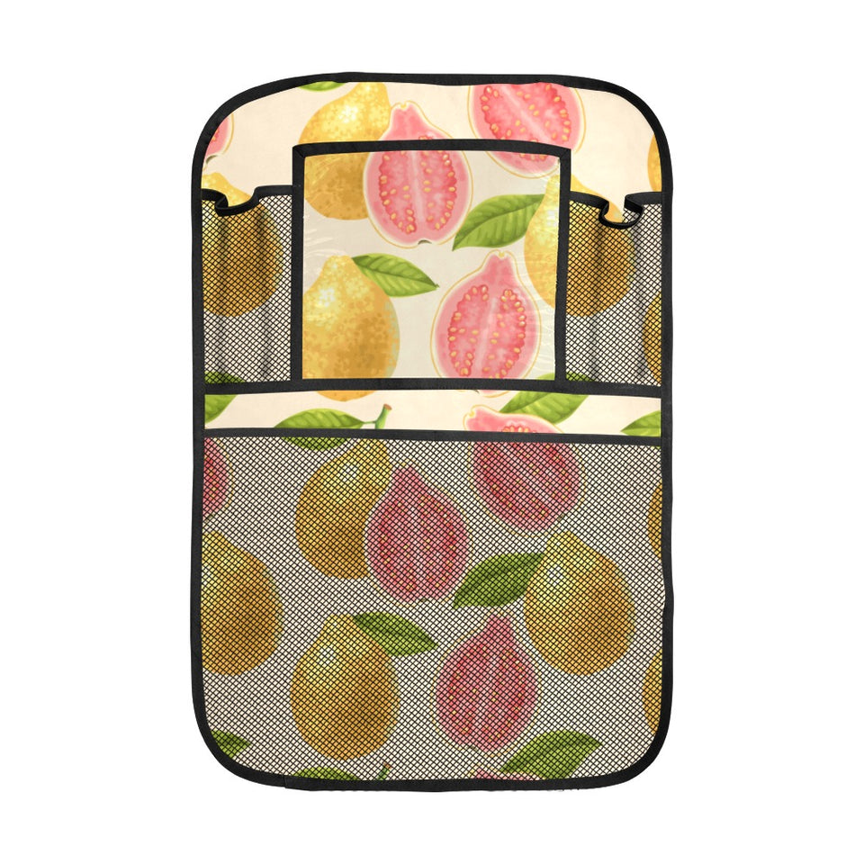 Beautiful guava pattern Car Seat Back Organizer