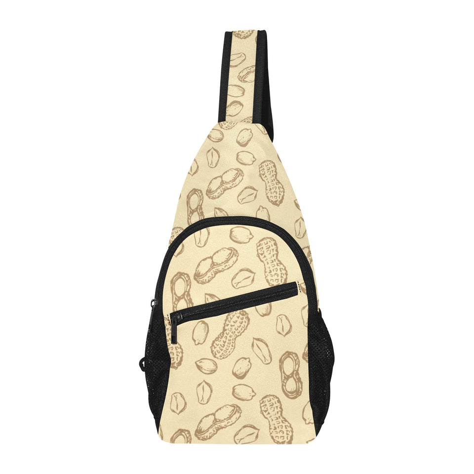 hand drawn peanuts pattern All Over Print Chest Bag
