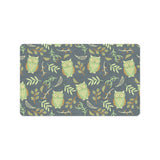 Cute owls leaves pattern Doormat