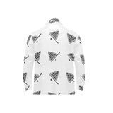 Billiard Ball Pattern Print Design 03 Men's Long Sleeve Polo Shirt