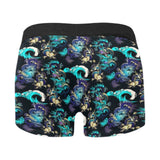 Dragon sea wave pattern Men's All Over Print Boxer Briefs Men's Underwear