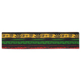 Canabis Marijuana Weed Pattern Print Design 04 Table Runner