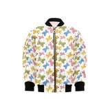 Teddy Bear Pattern Print Design 01 Kids' Boys' Girls' Bomber Jacket