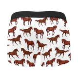 Horses running pattern background Men's All Over Print Boxer Briefs Men's Underwear