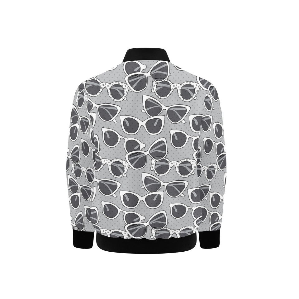 Sun Glasses Pattern Print Design 04 Kids' Boys' Girls' Bomber Jacket