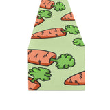 Carrot Pattern Print Design 05 Table Runner