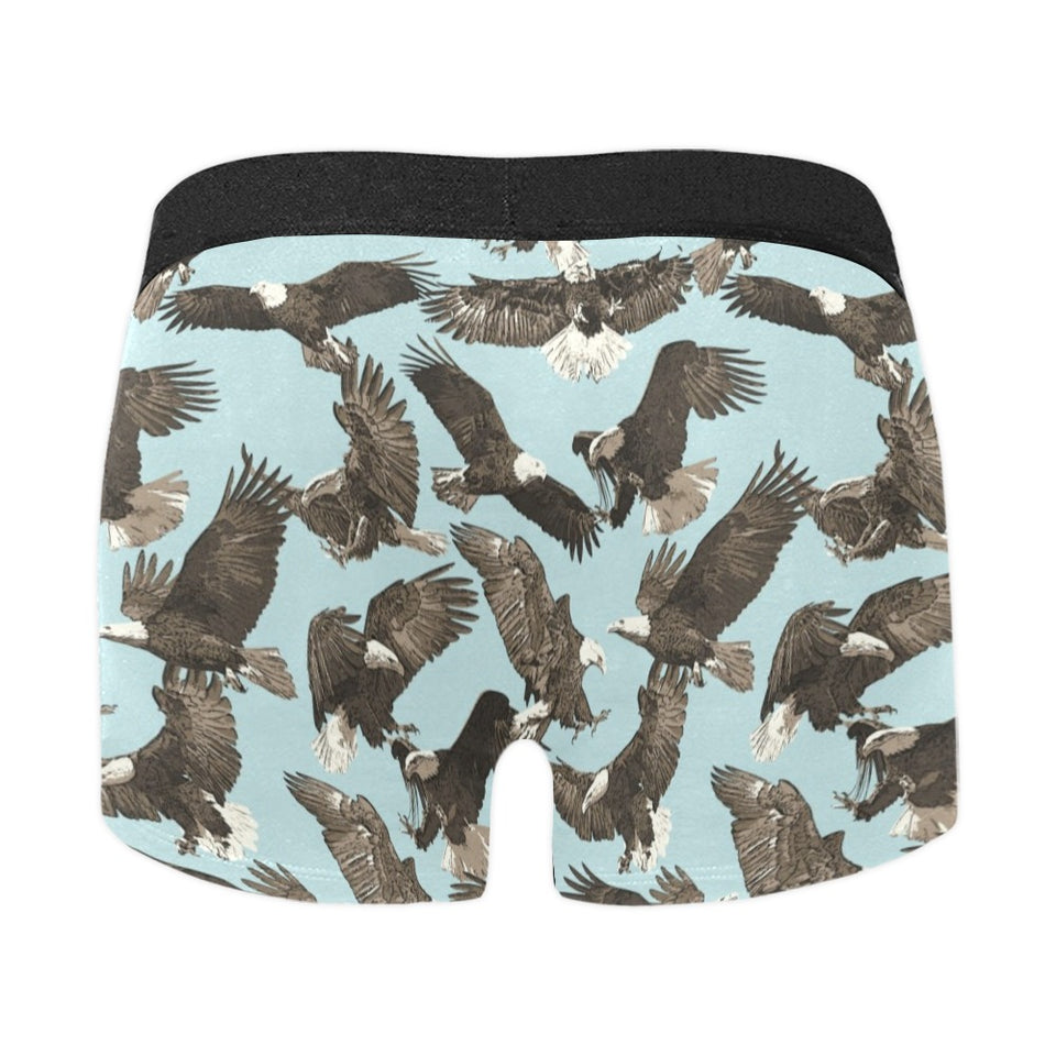 Eagle Pattern Print Design 01 Men's All Over Print Boxer Briefs Men's Underwear