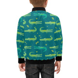 Crocodile pattern Kids' Boys' Girls' Bomber Jacket