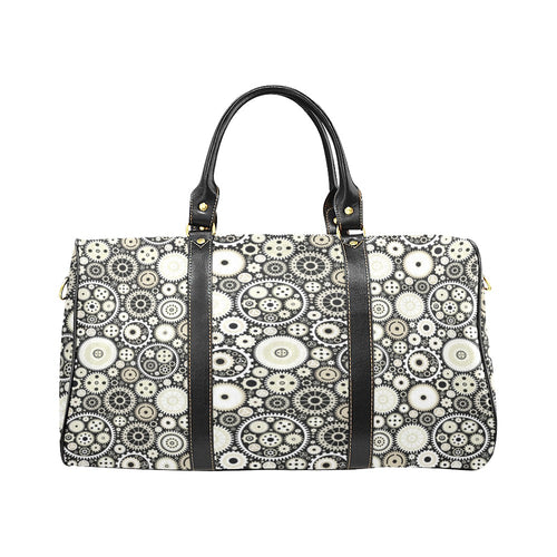 Gear Pattern Print Design 02 Travel Bag