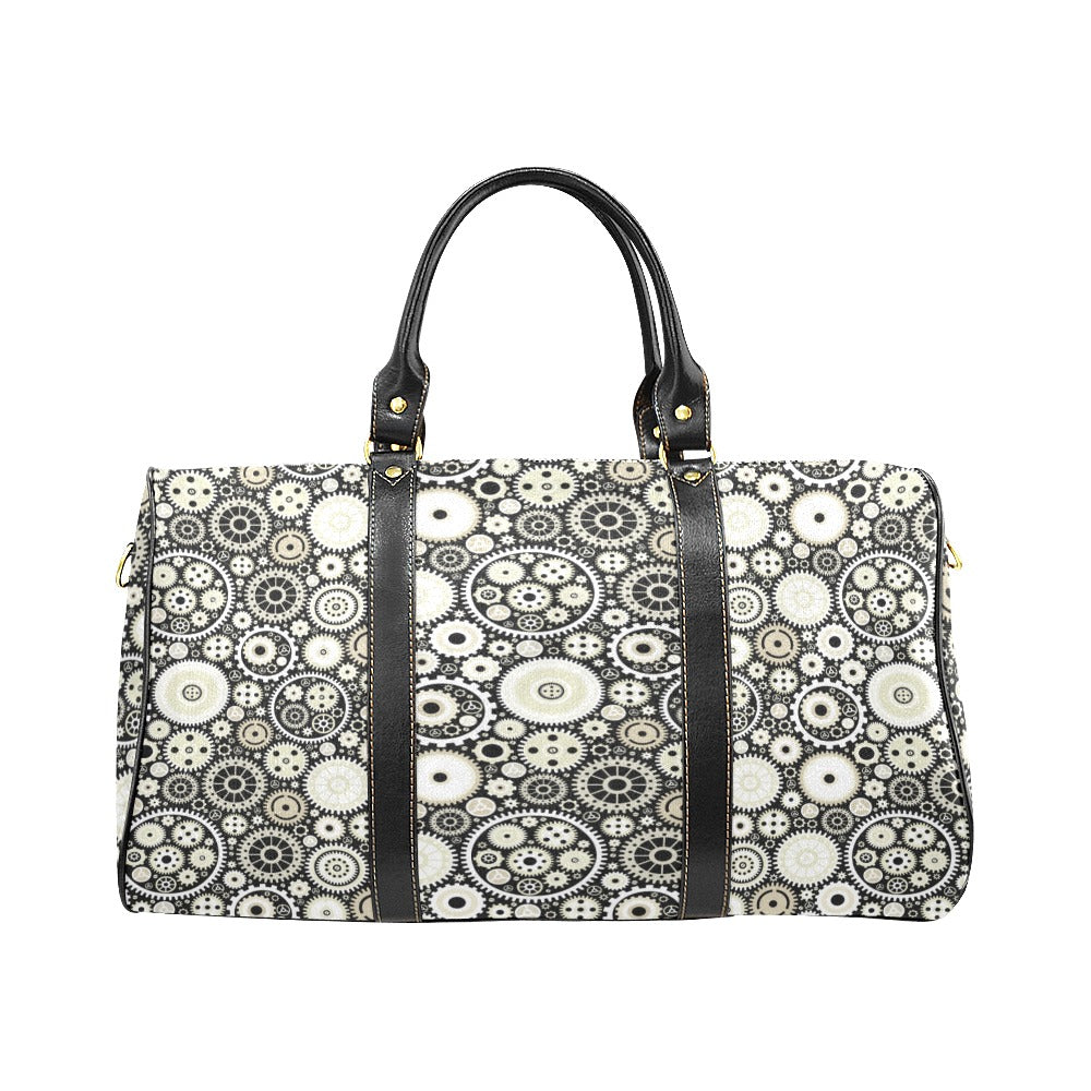 Gear Pattern Print Design 02 Travel Bag