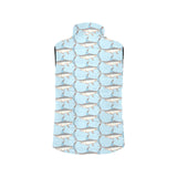 Swordfish Pattern Print Design 01 Men's Padded Vest