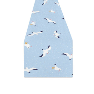 Seagull Pattern Print Design 02 Table Runner