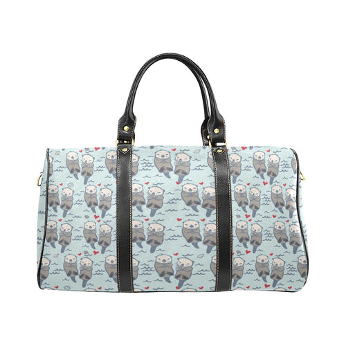 Lovely Sea Otter Pattern Travel Bag