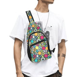 Gear Pattern Print Design 03 All Over Print Chest Bag