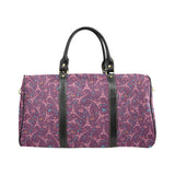 Eiffel Tower Heart Pattern Print Design 04 Travel Bag