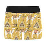 Camels ethnic motif pattern Men's All Over Print Boxer Briefs Men's Underwear