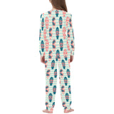 Surfboard Pattern Print Design 02 Kids' Boys' Girls' All Over Print Pajama Set