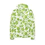 Hop design pattern Kids' Boys' Girls' Padded Hooded Jacket