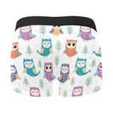 Cute owl pattern Men's All Over Print Boxer Briefs Men's Underwear