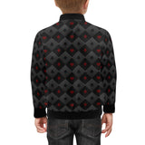 Casino Cards Suits Pattern Print Design 05 Kids' Boys' Girls' Bomber Jacket