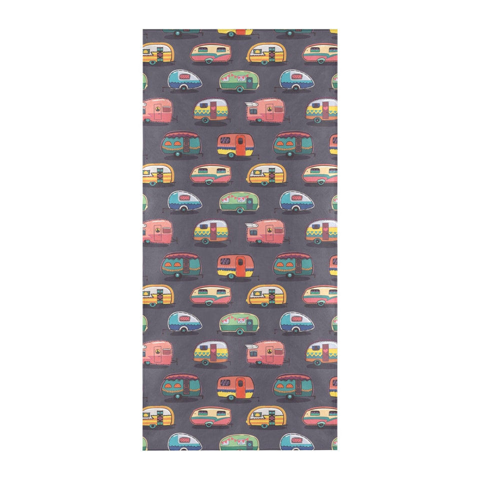 Camper Van Pattern Print Design 02 Beach Towel