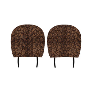 coffee bean pattern Car Headrest Cover