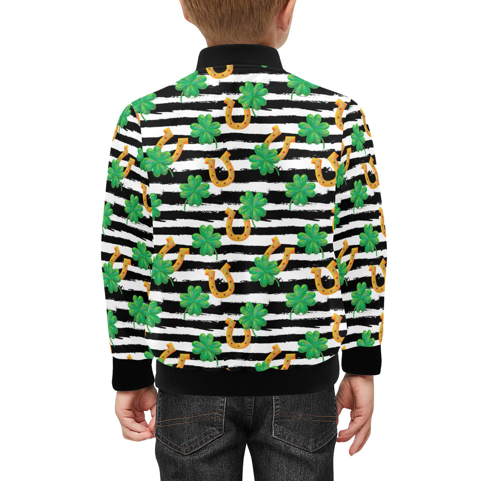 Horseshoes Pattern Print Design 01 Kids' Boys' Girls' Bomber Jacket