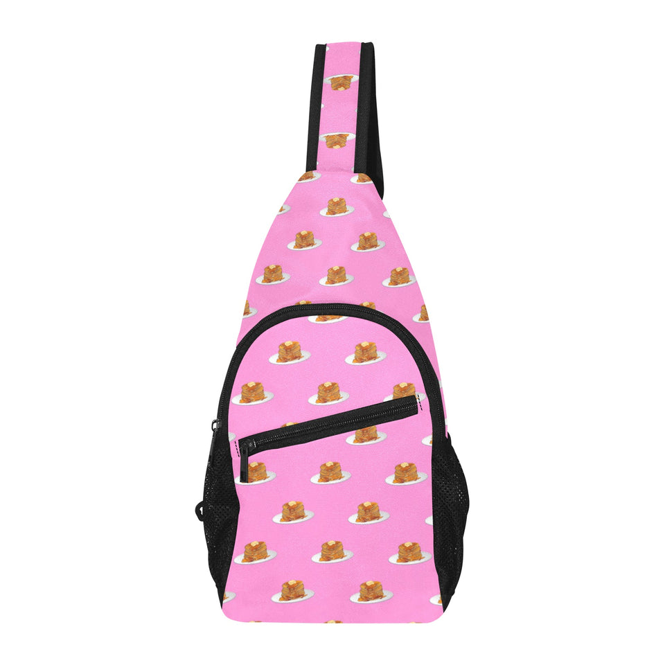 Pancake Pattern Print Design 04 All Over Print Chest Bag
