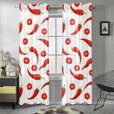Chili pattern Gauze Curtain