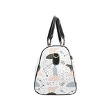 Polar bears star poka dot pattern Travel Bag