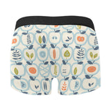 apples leaves pattern Men's All Over Print Boxer Briefs Men's Underwear