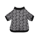 Dice Pattern Print Design 01 All Over Print Pet Dog Round Neck Fuzzy Shirt