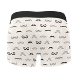 Mustache Beard Pattern Print Design 05 Men's All Over Print Boxer Briefs Men's Underwear