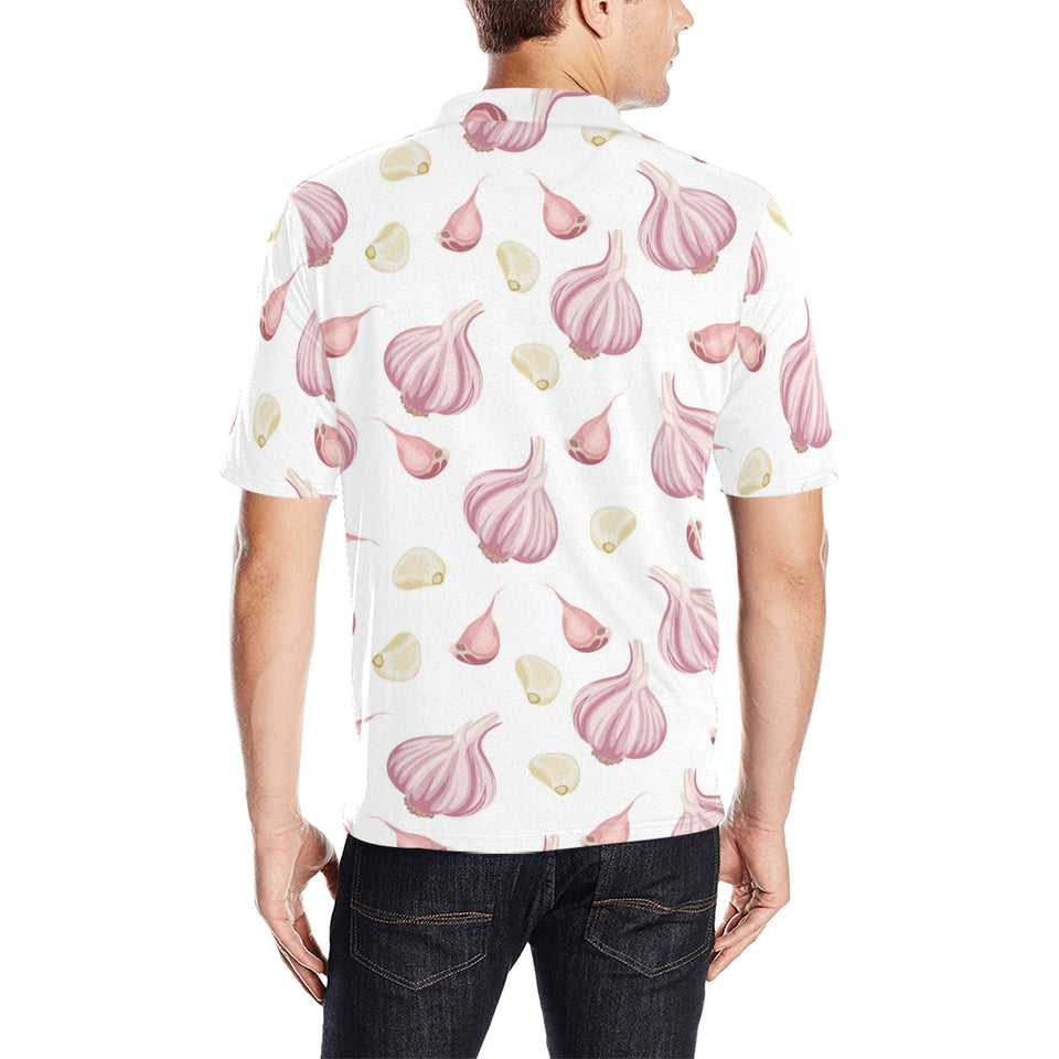 Garlic pattern Men's All Over Print Polo Shirt