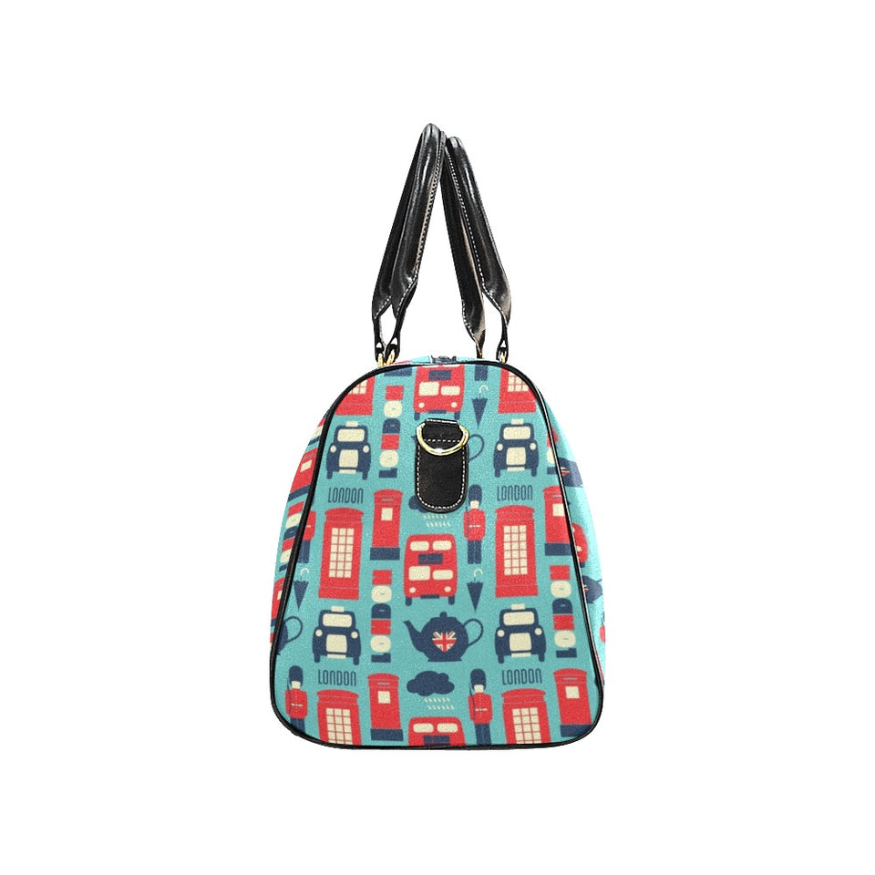 British Pattern Print Design 04 Travel Bag